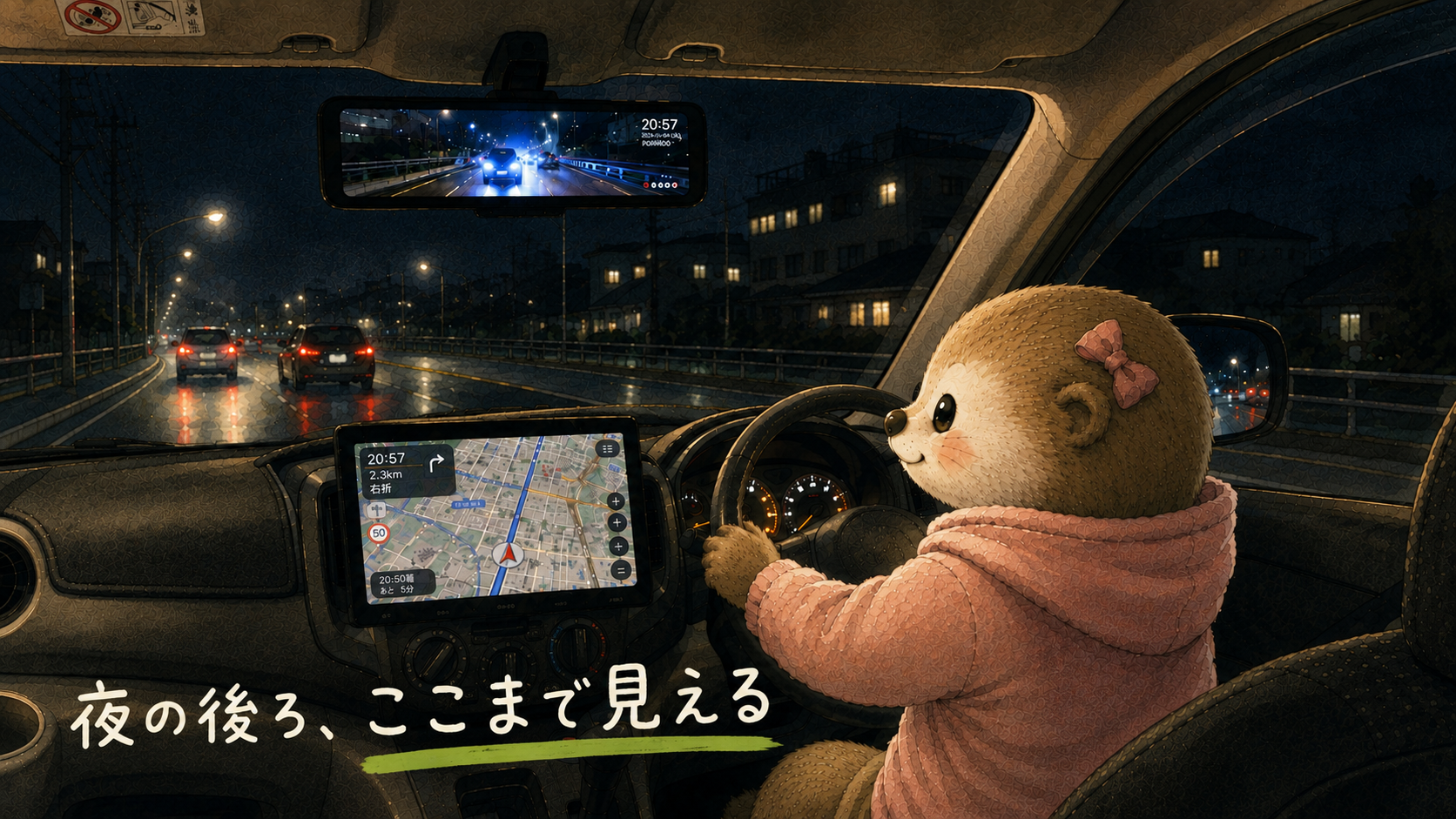 キャンピングカーの後方確認はデジタルインナーミラーで解決｜ドラレコ一体型を1年使ったレビュー