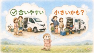 ちびキャンは誰に向いている？コンパクトキャンピングカーが合う人・合わない人