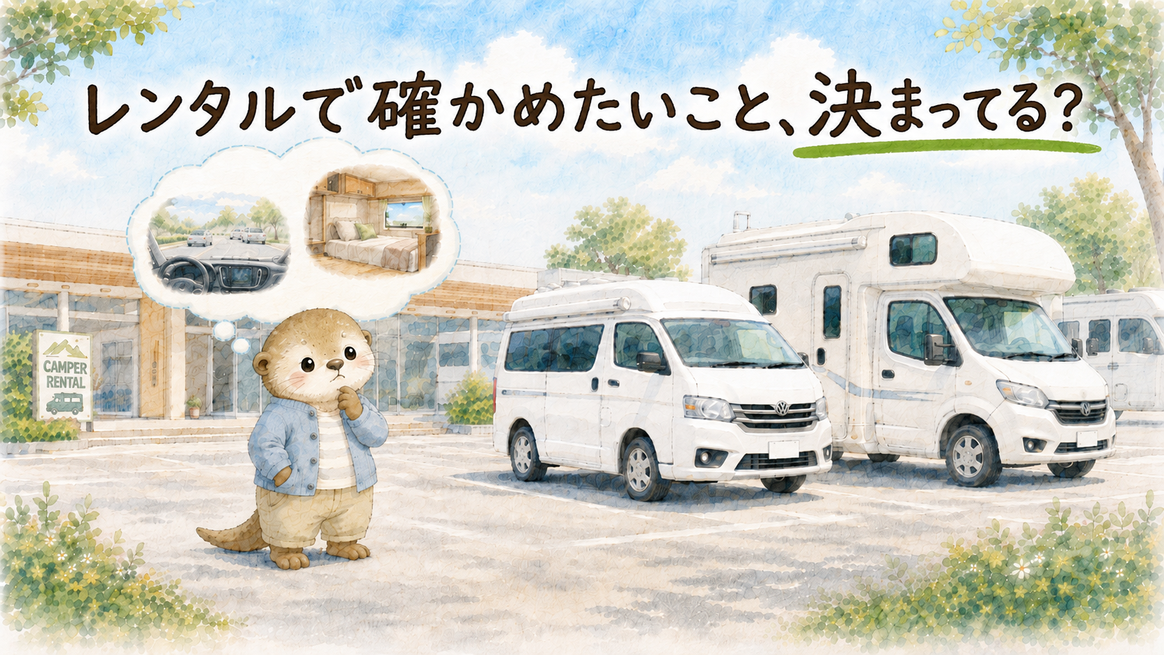 キャンピングカーはレンタルで試すべき？借りなかった我が家がそれでも推す理由